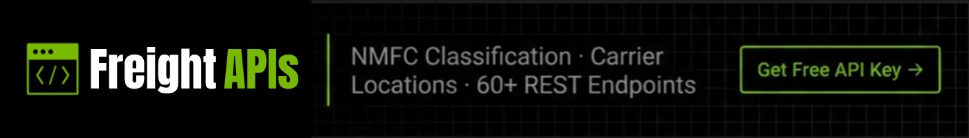 FreightAPIs - NMFC Classification, Carrier Locations, 60+ REST Endpoints